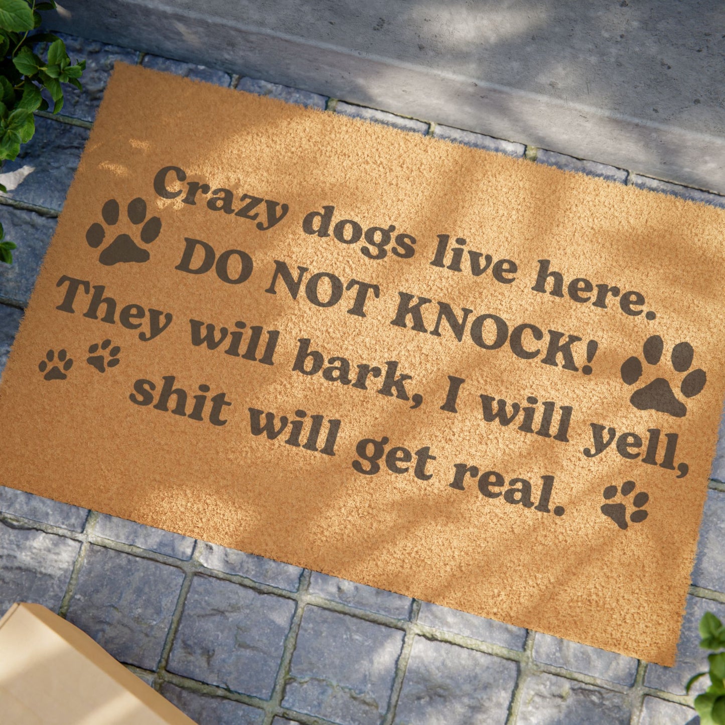 Crazy Dogs Doormat