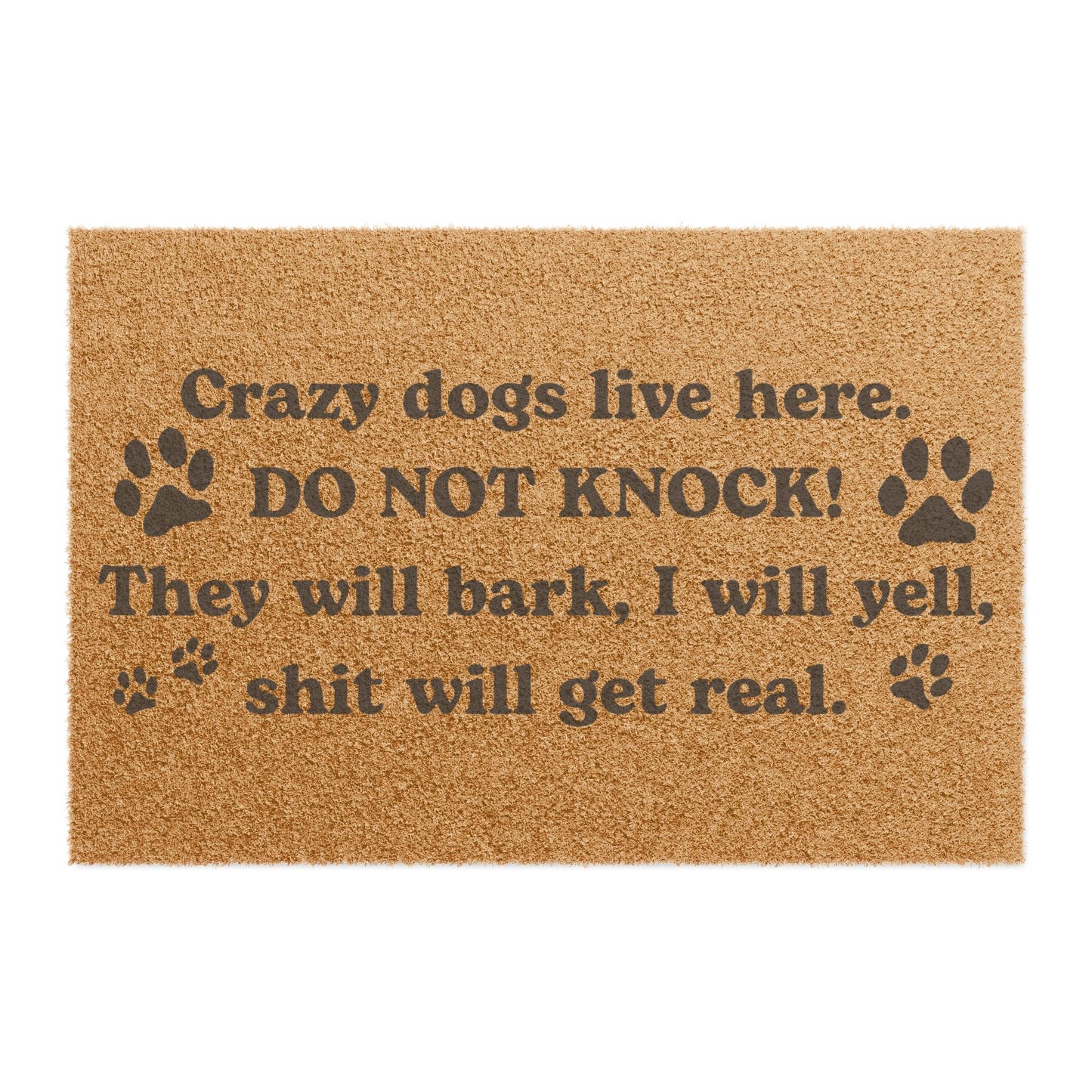 Crazy Dogs Doormat